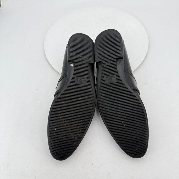 Gucci Diamante Men Size UK 10.5 US 11.5 Black Leather Penny Loafer Dress Shoes - Picture 8 of 12